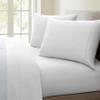 1000 Thread Count 100% Egyptain Cotton Sheet Set, 4 PCs Long Staple Combed Cotton Bedsheets, Soft & Silky Sateen Weave Fits Mattress Upto 18'' Extra Deep Pocket (Twin-XL, White) view 1