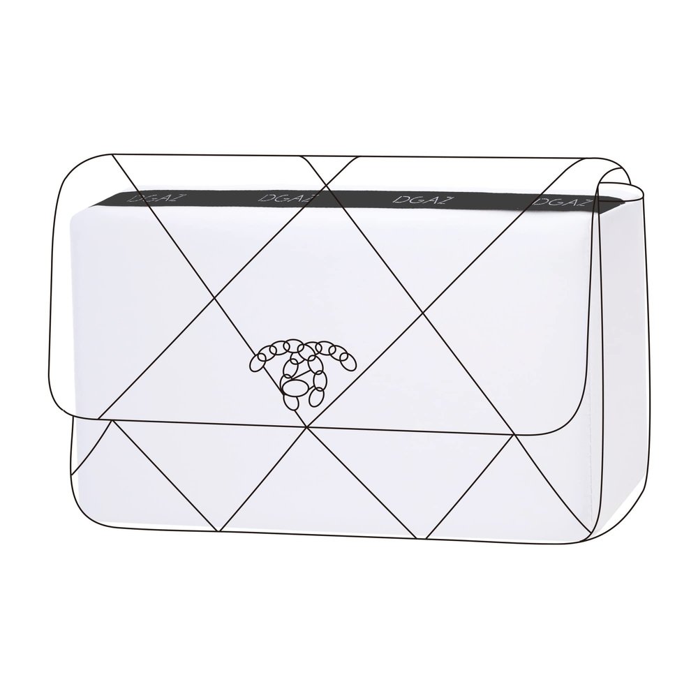 DGAZ Purse Pillow Insert for Chanel 19 Bags, Memory Foam, Silky Pillow Shaper for Luxury HandbagsWhite19-Jumbo30