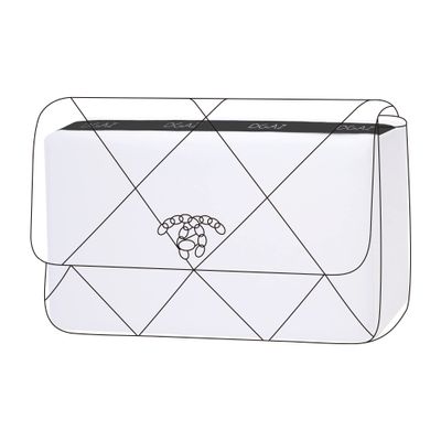 DGAZ Purse Pillow Insert for Chanel 19 Bags, Memory Foam, Silky Pillow Shaper for Luxury HandbagsWhite19-MAXI36