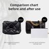DGAZ Purse Pillow Insert for Chanel 19 Bags, Memory Foam, Silky Pillow Shaper for Luxury HandbagsWhite19-MAXI36 view 4