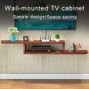 WANGPP Wall Mounted Floating TV Cabinet,Floating TV Stand Wall Mount Shelf Decorative,Media Console,Entertainment Center Cabinet Component,Floating Entertainment Unit for Living Room Bedroom view 4