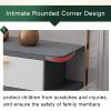 WANGPP Floating TV Unit,Wall Hanging TV Stand Wall Mounted TV Shelf with Drawer Wood Media Console Entertainment Center Under TV Floating Cabinet Desk Storage Hutch for Home and Office view 4