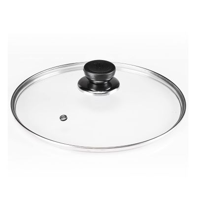 Frying Pan Lid/Saucepan LidTempered Glass Visible Cooking PotCookware Lid Replacement Lid for KitchenCover(16-34cm) (Size : 20cm)