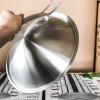 304 Stainless Steel Pot Lid/Saucepan LidCookware Lid Replacement Lid for Kitchen  Cooking Pot Cover(30cm) (Color : A) view 4