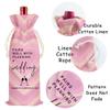 LANBAIHE Wedding Wine Bag Engagement Gifts for New Couples, Wedding Shower Gifts Wine Bag, Bridal Shower Engagement Party Decorations Gifts-Pairs Well with Planning Wedding view 2