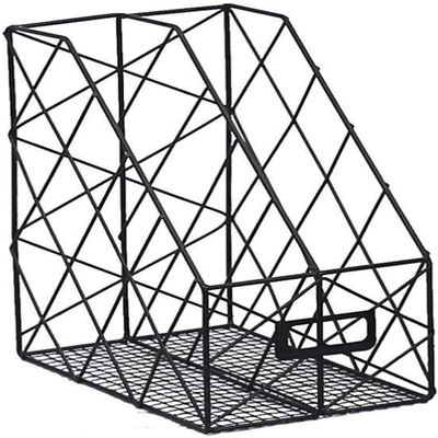 Dongng Book Rack,Office Bookends & Book Racks,Magazine Holders,File Sorter Organizer,Double Storage Rack,for Magazines,Books,etc Portable