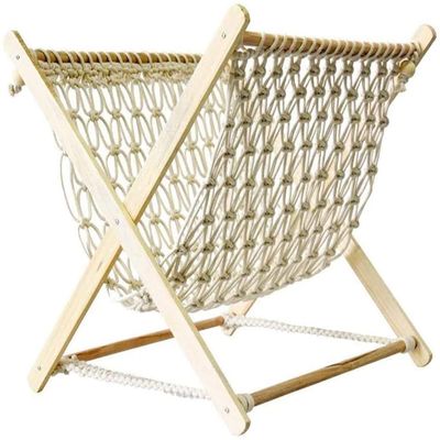 Dongng Book Rack,Book Display & Storage,Home Storage & Organization,Creative Gift Type Hand-Woven Folding Magazine Rack,for Home/Office