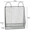 Dongng Office Pocket Wall File Holder Organizer Hanging Magazine Rack (Black) view 2