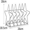 Dongng Bookshelf, Home Storage and Organization, Magazine Rack, Creative and Simple Five-Pointed Star Magazine Rack, Study Room Newspaper Storage Rack view 2