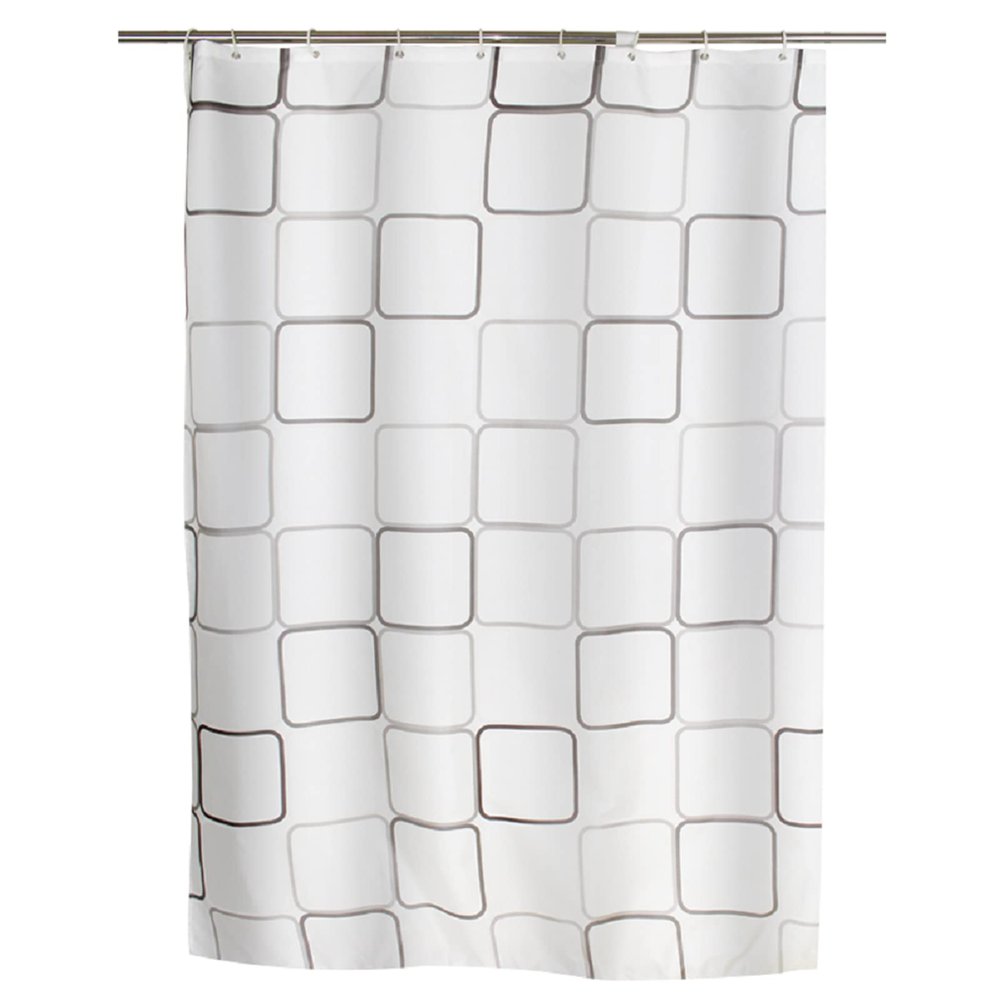 XYXH Waterproof Shower Curtain 71" x 87", Heavy Duty Bathroom Shower Curtains, Polyester Fabric Shower Curtains, Washable Bath Curtain with Hooks