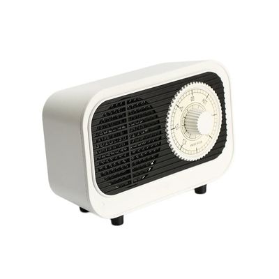 Grafken Retro Heater, Energy Saving, PTC Ceramic, Intelligent Constant Temperature, Mini Desktop, Office/Home Quick Heat (500W, White)