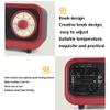 Grafken Retro Heater, Energy Saving, PTC Ceramic, Intelligent Constant Temperature, Mini Desktop, Office/Home Quick Heat (500W, White) view 4