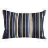T&H XHome Pillow Covers 12x20 Inch Blue Brown Stripes Soft Brushed Microfiber Pillowcases with Hidden Zipper Closure Bed Pillow Shams for Bedroom Sofa Car view 1
