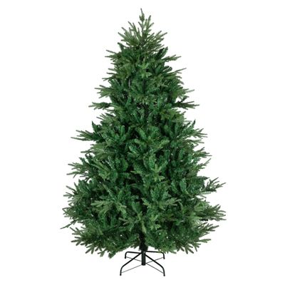 Real Touch Full Juniper Pine Artificial Christmas Tree - Unlit - 7.5'