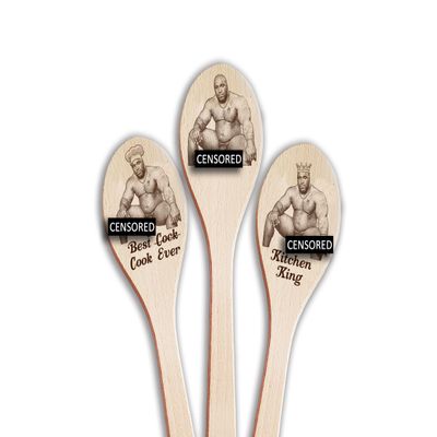 Barry Wood Spoons Set of 3 Funny Barry Wood Meme Cooking Utensils Rude Adult Gift Boyfriend Gift Girlfriend Gift Best Cook Ever Kitchen King