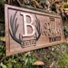 Personalized Deer Antler Plaque  Rustic Cabin Wall Art, Hunting Gift for Men, Custom Lake House or Cottage Decoration view 3
