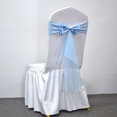 ZYCSKTL Chair Sashes 10-50Pcs, Luxury Artistic Double Bow Decoration Chair Ribbons, Graduation Ceremony Activity Elastic Ribbon, Batch Selection (Color : J, Size : 20cm*50)