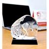 ACEVER Crystal Sculpture Etched Figurine, 3D Color Cast Crystal Engraved and Sandblasted Motif Home Desktop Decor (Multi Platax) view 3