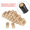 100 Pcs Wine Corks, Craft Grade Cork with Straight Cylinder-shaped Design Natural Soft Corks for Wine Bottling DIY Crafting Decorations view 2