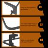 1pc Gas Stove Bracket Gas Stove Stand Kitchen Supply Gas Stove Holder Fire Stove Stand Cast Iron Stove Holder Stove Support Rack Gas Stove Accessory Practical Stove Rack view 4