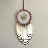 LIBERGA Small Dream Catcher for Car,Handmade Woven Dream Catchers White Rearview Mirror Hanging Pendant Aesthetic Home Decoration Boho Ornament view 1