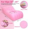 AOSSA BBL Bed After Surgery for Sleeping, Mattress with Hole, BBL Inflatable Chair for Butt, Brazilian Butt Lift Recovery Pillow Post Surgery, Blow Up Bed with Hole, Air Mattress Sofa Couch (Pink) view 3