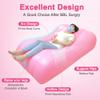 AOSSA BBL Bed After Surgery for Sleeping, Mattress with Hole, BBL Inflatable Chair for Butt, Brazilian Butt Lift Recovery Pillow Post Surgery, Blow Up Bed with Hole, Air Mattress Sofa Couch (Pink) view 4