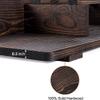 CONMING Wall Mounted Floating Mail Shelf with Coat Hooks, Wall-Mounted Storage Display Rack,Decorative Wooden Organizer and Storage,for Bedroom Living Room Home Furniture Office Decor view 4
