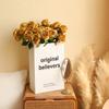 12 PCS Artificial Flowers Gold Roses Fake Silk Flower Long Stem Artificial Roses for Home Wendding Bathroom Party Decorations (Gold) view 2