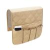 NICEYST Couch Sofa Armrest Organiser Arm Chair Caddy Bedside Storage Pocket with 6 Pockets TV Remote Holder Bed Storage Pocket Bag for Cellphone Tablet Notepad Book Magazines DVD Glasses view 1