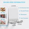 Razor Holder Shaver Hook Hanger Stand(2 Pack)Self Adhesive Stainless Steel Heavy Duty Utility Storage Hook,Shower Hook for Razor,Bathroom Kitchen Organizer for Plug Robe Towel Loofah Bathrobe Coat view 2