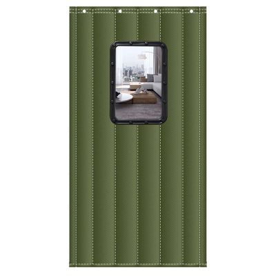 BAILR Doorway Curtains for Door Blackout Curtains for Bedroom 3594inch, Thermal Insulated Door Curtain, Warm in Winter, Heavy Duty Soundproof Sheet, Windproof Cold Protection Blanket