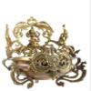 14" Gaja Lakshmi Auspicious Urli in Brass | Handmade | Made in India - Brass view 3