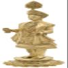 20" Superfine Sculpture of Shri Swaminarayan in Brass | Handmade | Made in India - Brass view 2