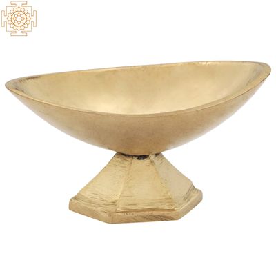 1.5" Modern Brass Diya | Brass Diya | Handmade | Made in India - Brass