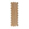 Gautam International Scalloped Natural Jute Area Rug, Natural Color (2'6"X20') view 1