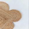 Gautam International Scalloped Natural Jute Area Rug, Natural Color (2'6"X20') view 4