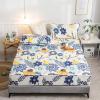 CFYCYHDZHT Bedding Best for Hotel Home,Soft Quilted Waterproof Mattress Cover for Elderly Room, Cartoon Print for Boys Girls Bedroom Top Hat Linen Fitted Sheets,Flower,150200cm+30cm view 2