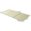 KITBRHOME Tatami Mat (Twin XL 83" x 39" x 0.5"), Japanese Traditional Tatami Mattress, Natural Rush Grass Floor Tatami Futon Mat for Sleeping, Sitting, Yoga, Relaxing Twin XL view 3