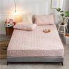 CFYCYHDZHT Breathable Bed Sets,Soft Quilted Waterproof Mattress Cover for Elderly Room, Cartoon Print for Boys Girls Bedroom Top Hat Linen Fitted Sheets,Pink,150200cm+30cm view 1