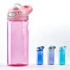DEARART 20oz Pink Water Bottle No Straw Wide Mouth Easy Clean, 100% Leak Proof One Hand Carry Easily, Suit Sports School Office Yoga Gym Working etc. view 1