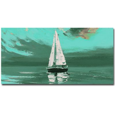 100% Hand-Painted Original Oil Painting Beach Modern Wall Art Coastal Home Decor office Decor for Women Large Original Abstract Colorful Artwork Paintings Grandparents Gifts 96*48in Unframed