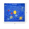 Champion Rugs Kids/Baby Room/Daycare/Classroom/Playroom Solar System Planets Pluto Jupiter Mars Venus Science Fun Education Carpet (8 X 10) view 2
