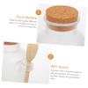 Beaupretty 1pc Jar Cork Lid and Sturdy Softwood Bath Salt Storage Container Versatile for Talcum and Personal Care Capacity view 4