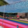 KOOEIN Camouflage Net Blue,Sunscreen Camo Netting,Children's Camouflage Decoration Net,Hunting Military Hide,Anti-uv Net,Privacy Screen,1.5m,2m,3m,4m,5m,6m,7m,8m,3x6m/9.8x19.7ft view 2