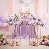 Inweder Gold Flower Stand for Table: 23.6 Tall Centerpiece Stand for Wedding Table Reception Floral Center Pieces with Home Decoration Party Event 10 PCS view 3
