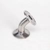 19mm O/D 304 Stainless Steel Sanitary Ferrule 45 Degree Elbow Pipe Fitting for Homebrew Wine Beer Brewing Fit 1.5" Tri Clamp view 2