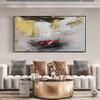 100% Hand-Painted Original Oil Painting Nautical Wall Decor Nautical Knots Thanksgiving Decorations Hand-painted Heavy Textured Impasto Painting Bulk Gifts for Coworkers 60X30 Unframed view 3