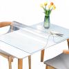 DXZ-Design Clear Chair Mat for Wooden Floors, Kitchen Dining Table PVC Protection Pad, Width 60cm 70cm 80cm 90cm 100cm Carpet Plastic Protector (Size : 23.6x31.5in/60x80cm) view 4