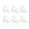 DOITOOL 20pcs Adjustable Cable Clips Holder Self-Adhesive Wire Management Fasteners for Desk Cord Organizer XXL for Tv Computer and Network Cables White view 1